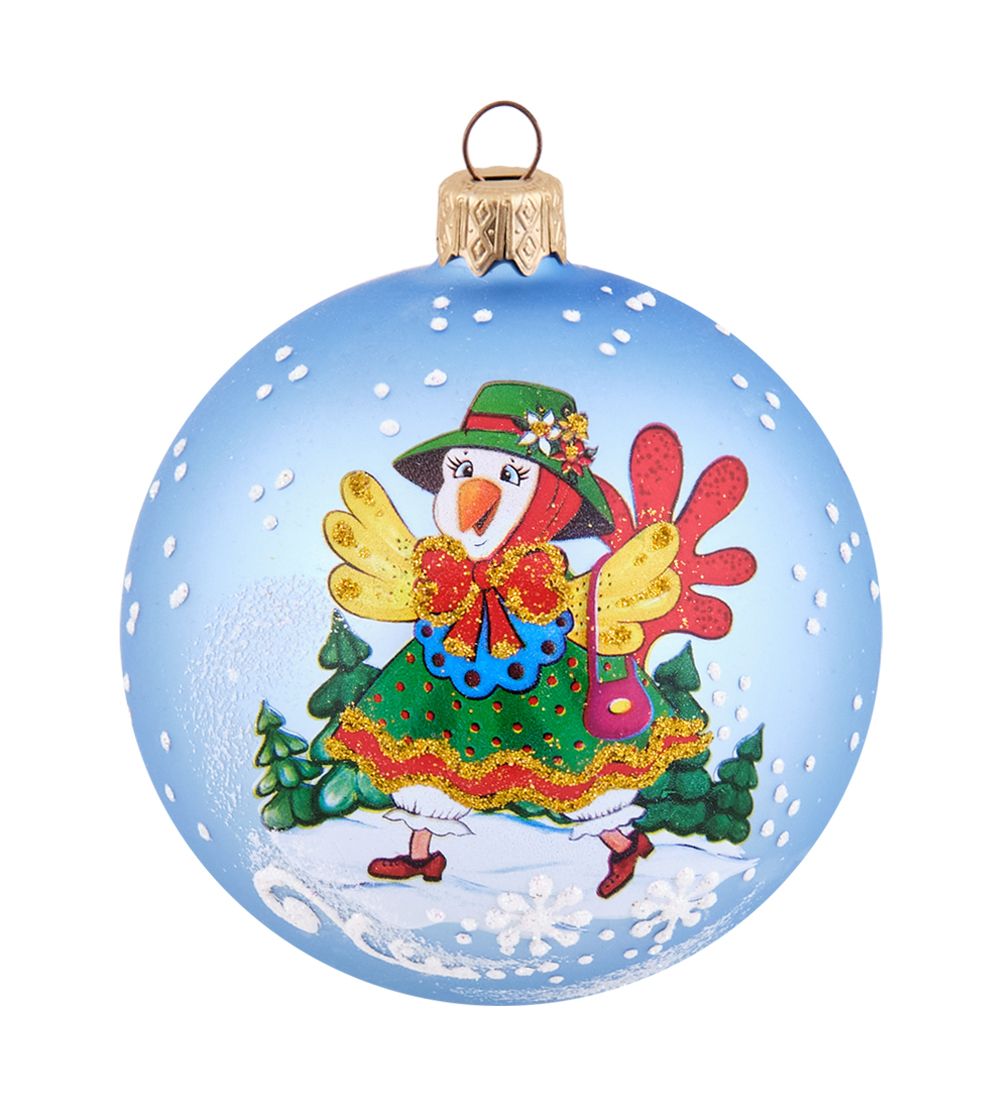 Элита НФШ-1587/2 Ел. украшение Шар «Курочка» 85 мм