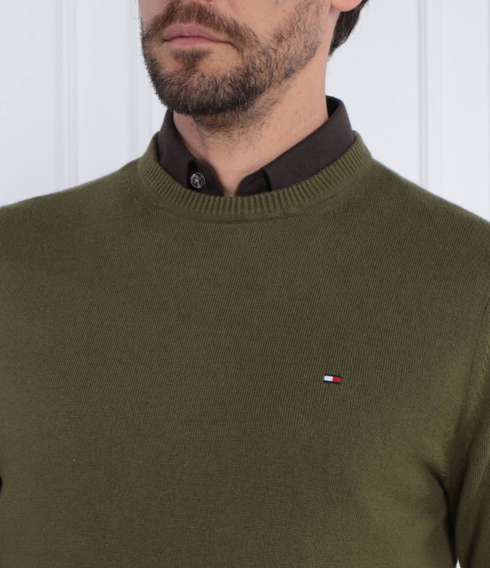 Свитер Tommy Hilfiger - зеленый(MW0MW28046)