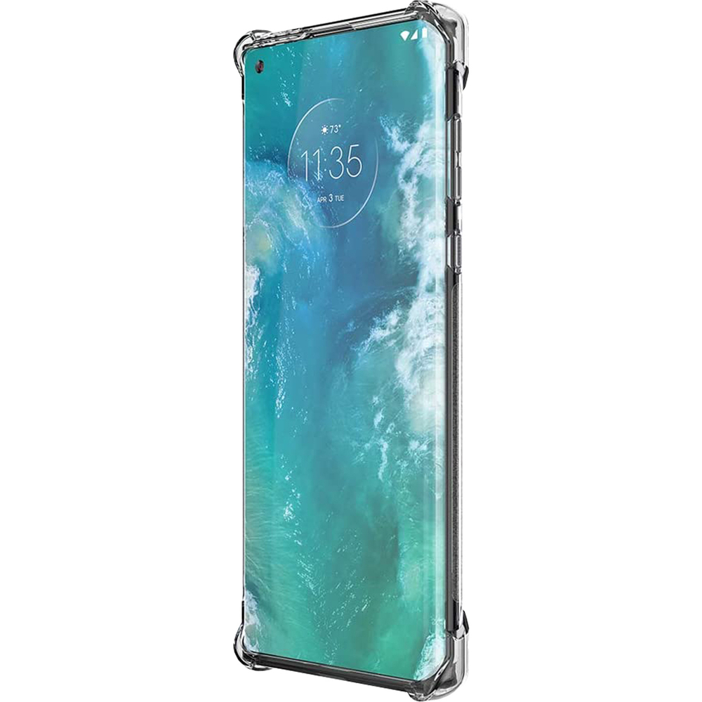 Чехол ROSCO для Motorola Edge+ оптом (арт. MOTO-EDGE+-HARD-TPU-TRANSPARENT)