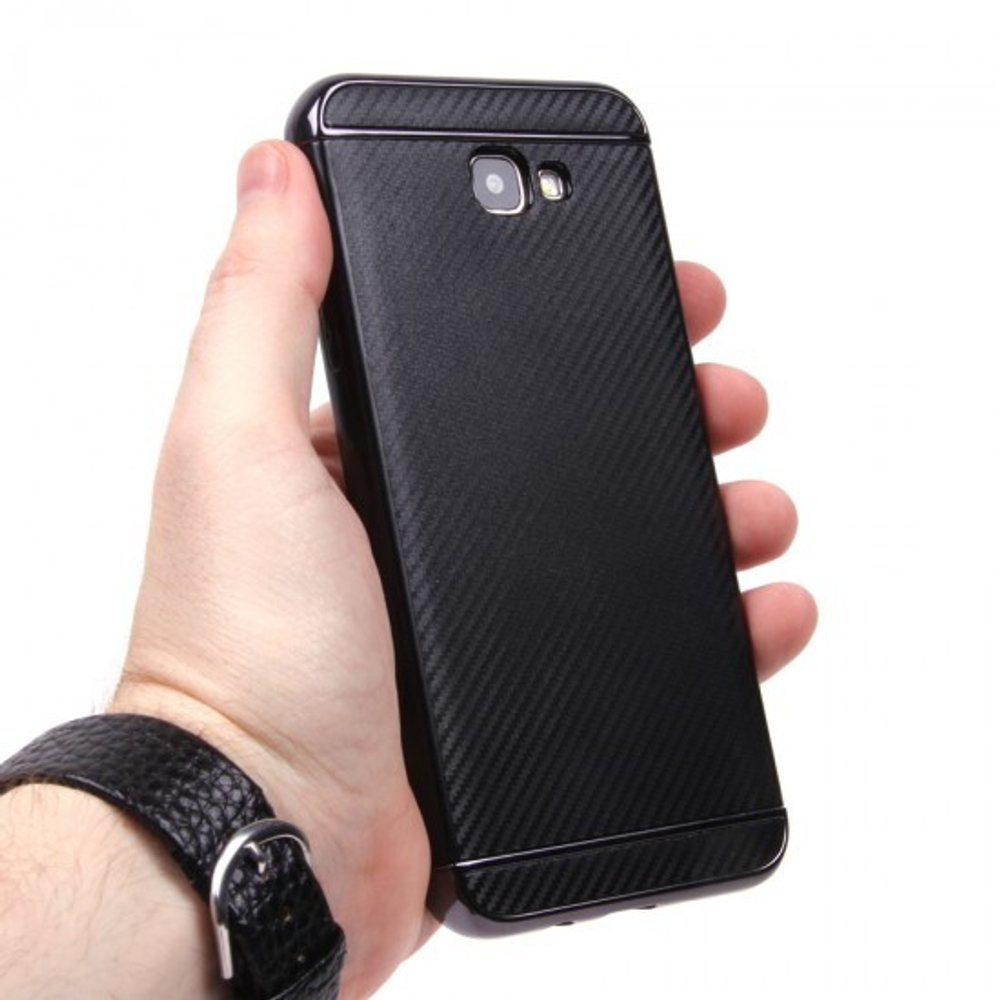 Чехол ТПУ+пластик для Samsung Galaxy J5 Prime, 009808 Розовый