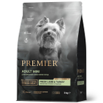 Premier Dog Mini Lamb&Turkey Сухой корм для взрослых собак мелких пород c ягненком и индейкой, 3 кг