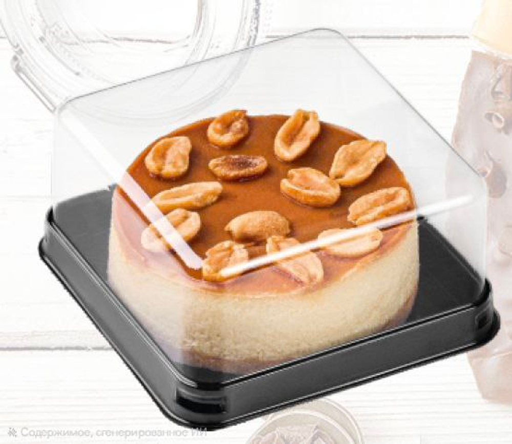 Торт Чизкейк Карамельный с арахисом100гр инд/упак х16шт/кор Классич Десертные истории