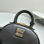 Miu Miu Leather Top Handle Bag 18 cm