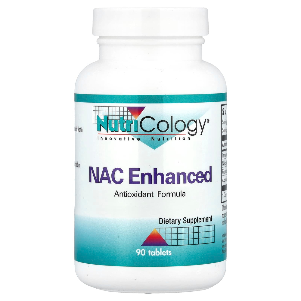 Nutricology, NAC Enhanced, 90 таблеток