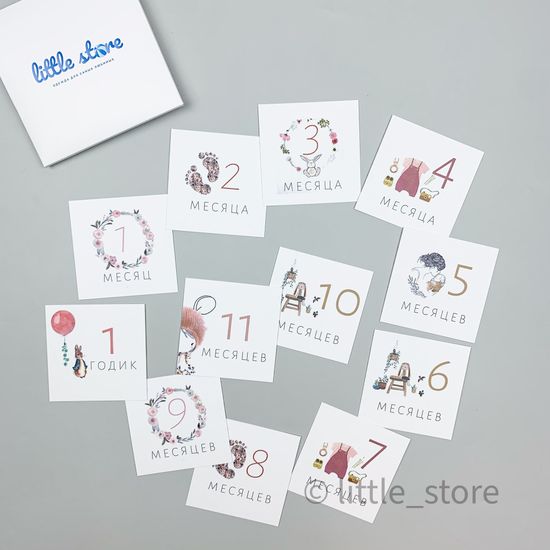 Набор открыток "Зайка" для девочек