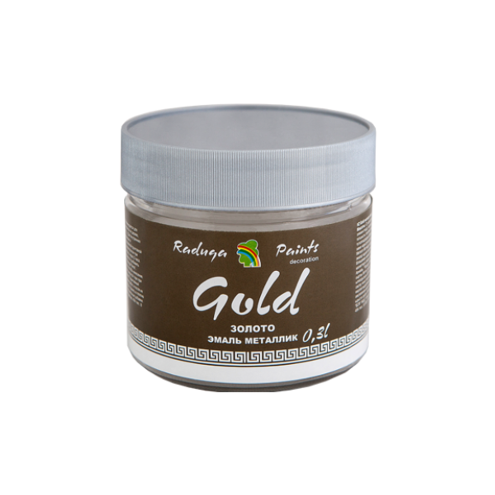 ЭМАЛЬ ДЕКОРАТИВНАЯ РАДУГА-117 GOLD МЕТАЛЛИК 0,3Л