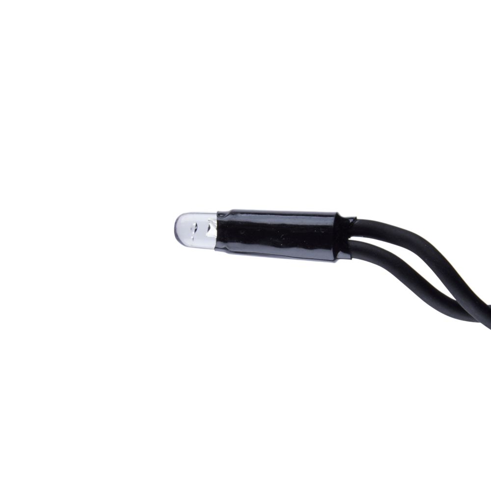 ULD-B5007-300-TBK WARM WHITE IP67 Бахрома светодиодная с эффектом мерцания. 5м. Соединяемая. 300 светодиодов. Теплый белый свет. Провод черный. TM Uniel
