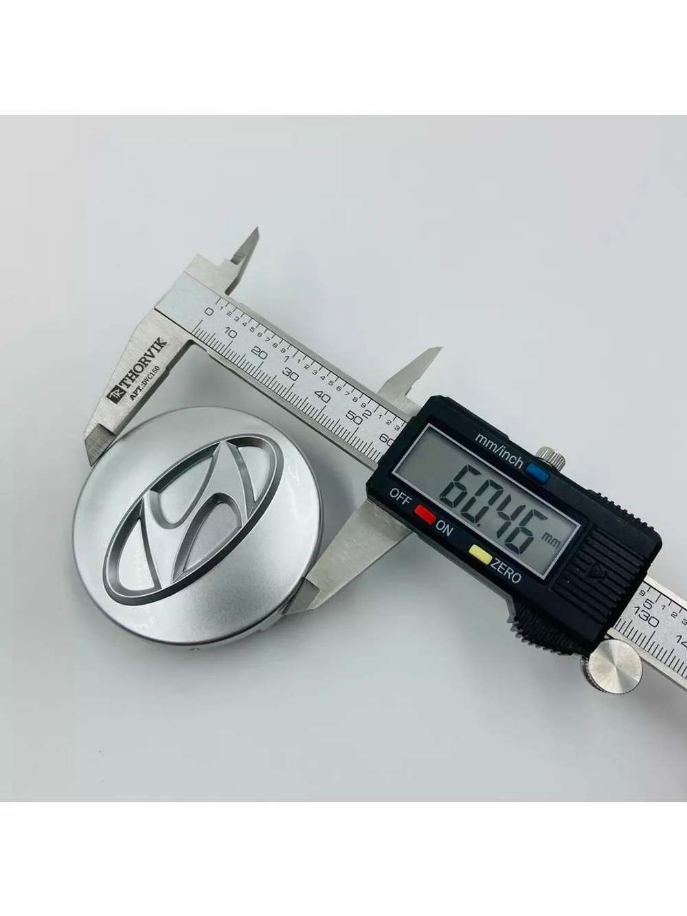Колпачки на литые диски с эмблемой Hyundai 61 мм 4 шт