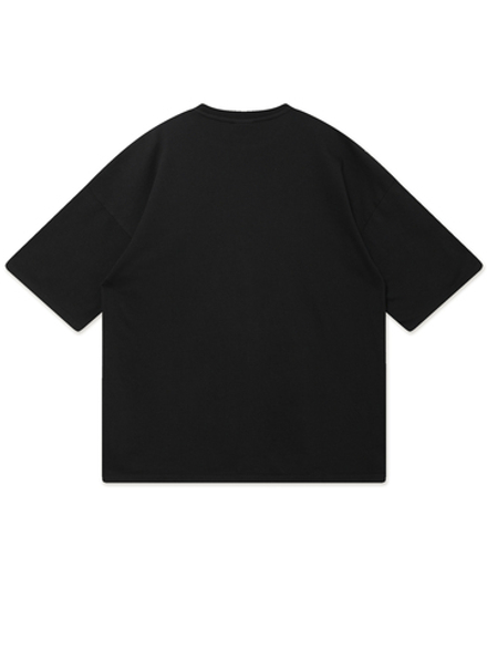 Топ Трикотажный Дл. Рукав Silent Vow Black Sigil Cursive Graphic Eyelet Neck Long Sleeve Top