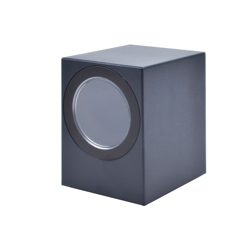 UUL-P41A 6W-GU10 IP65 BLACK Светильник уличный. под лампу GU10. Архитектурный накладной. Корпус черный. TM Uniel