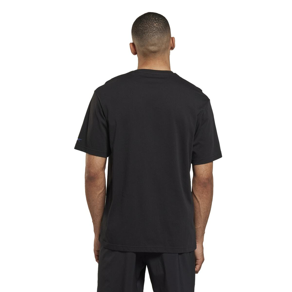 Мужская теннисная футболка Reebok Les Mills Oversized Tee - black