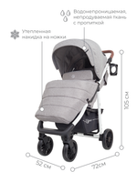 Коляска детская "VEGA Trends" RA057 Mineral Silver