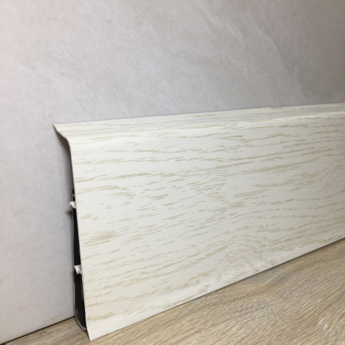 ПЛИНТУС "Идеал-Элг" Ваниль 100*23мм 2,2м