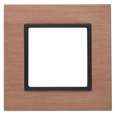 Рамка 1-м 14-5201-14 металл Elegance медь+антрацит ЭРА Б0034544
