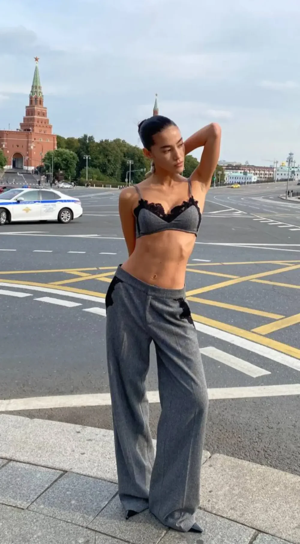 Брюки Dally, Серые