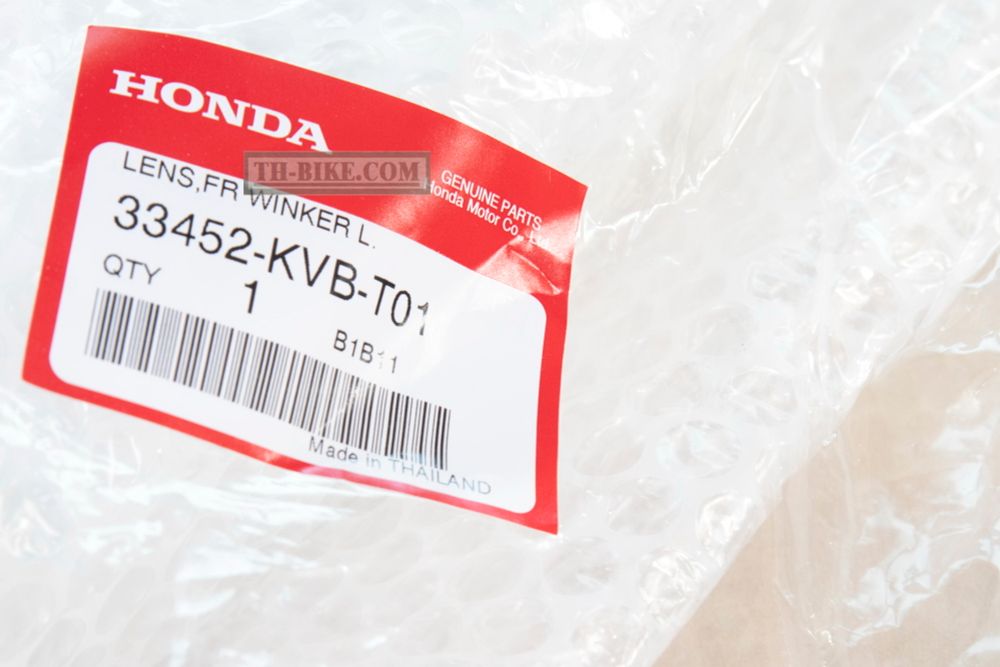 33452-KVB-T01. LENS FRONT WINKER L