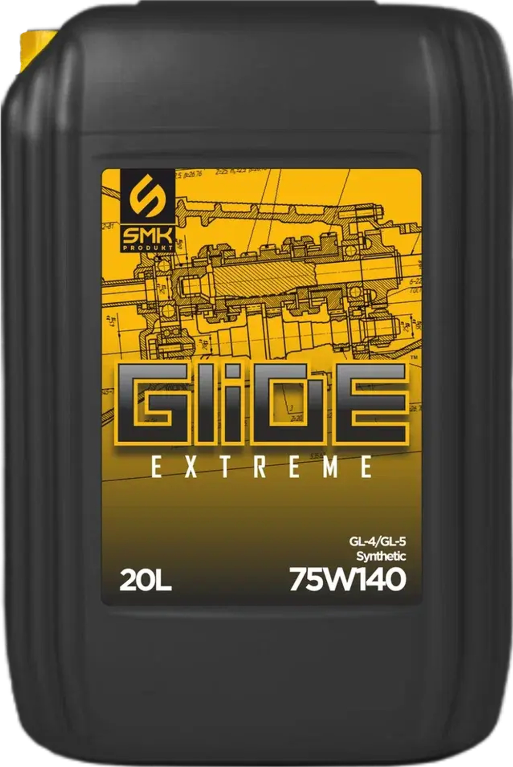 Трансмиссионное масло "GLIDE Extreme GL-4/5 75W-140"