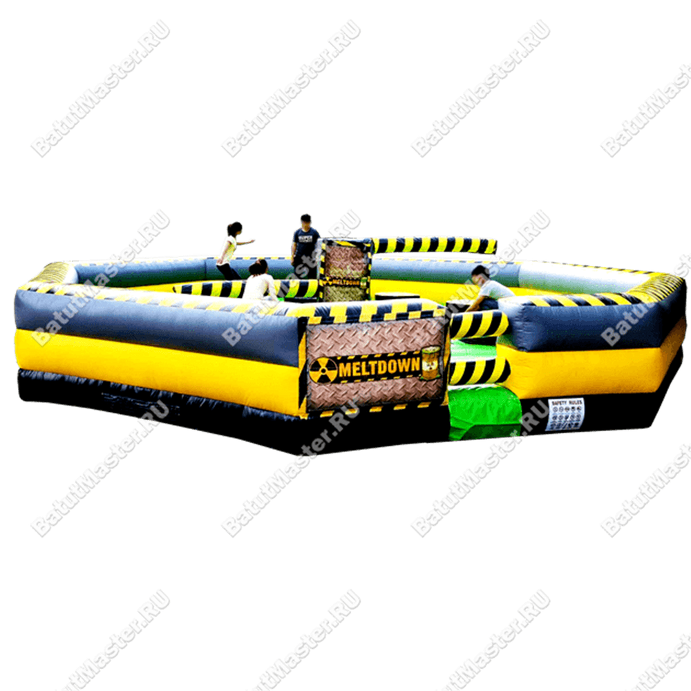 Батут для аттракциона "Увернись от палки" (Melt Down) 9*9*1.7 м