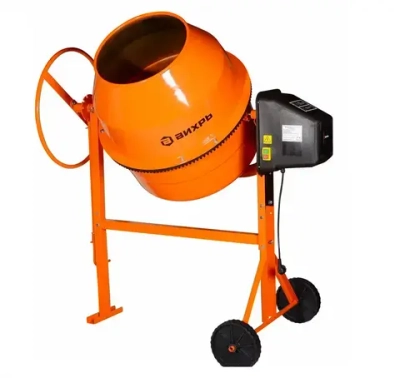 Бетономешалка строительная 200 Вихрь полиамидный венец