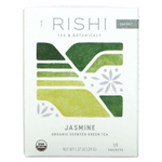 Rishi Tea, Органический ароматизированный зеленый чай, жасмин, 15 пакетиков, 36 г (1,26 унции)