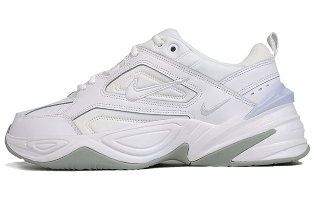 Nike M2K Tekno White fabric low-cut daddy shoes for men and women