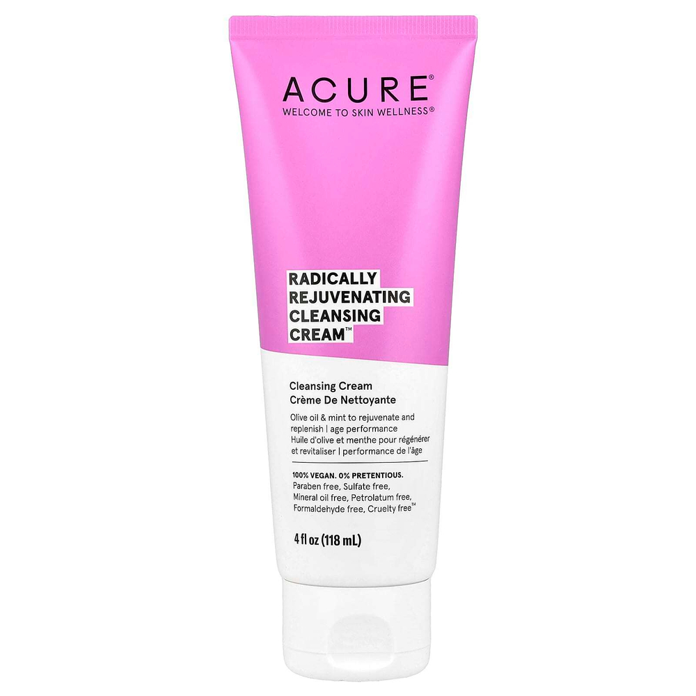 ACURE, Radically Rejuvenating, очищающий крем, 118 мл (4 жидк. унции)