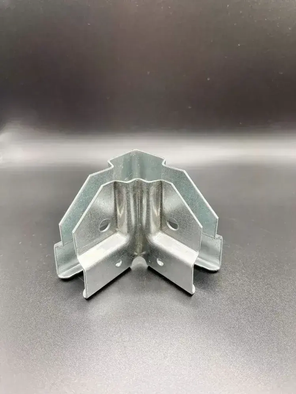 Крепеж теплиц угловой для квадратных труб 20х20мм 3х-сторонний, подходит для теплицы и стеллажа, 8 пар-толщина металла 1.2мм