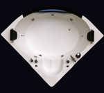 Ванна ГМ 1550*1550*750 с насосом OLB-806 с переливом