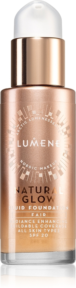 Lumene Natural Glow - Осветляющий тональный крем для естественного вида SPF 20, 30 ml