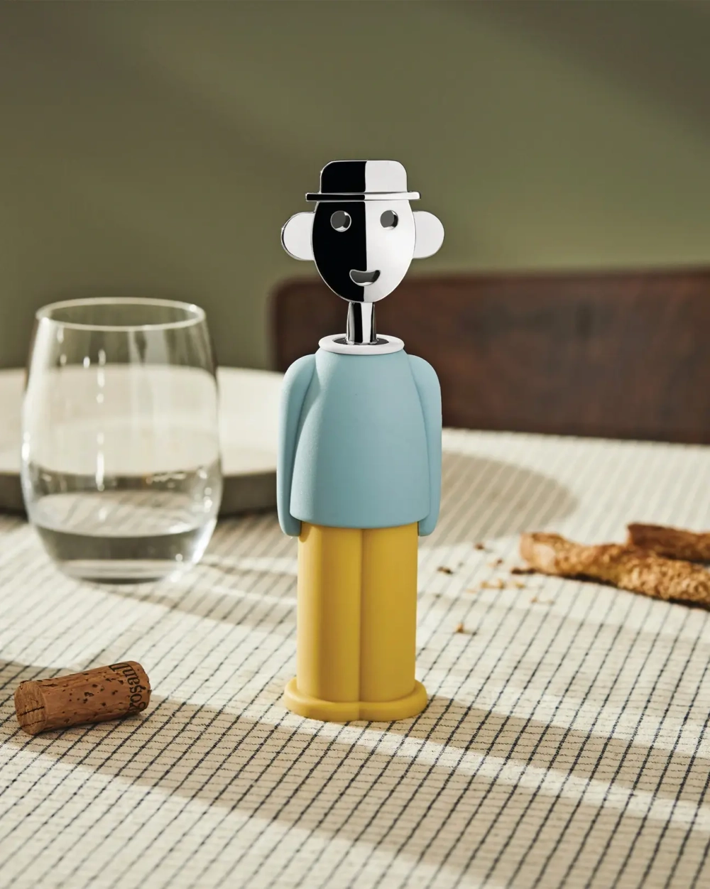 Alessi Алессандро М. Штопор красный
