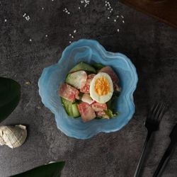 Салатник 250 мл d 16 см h7,5 см   звезда матовое стекло P.L. Proff Cuisine [4]