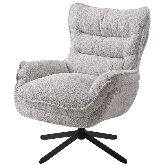 Крутящееся кресло Sander, серо-бежевое