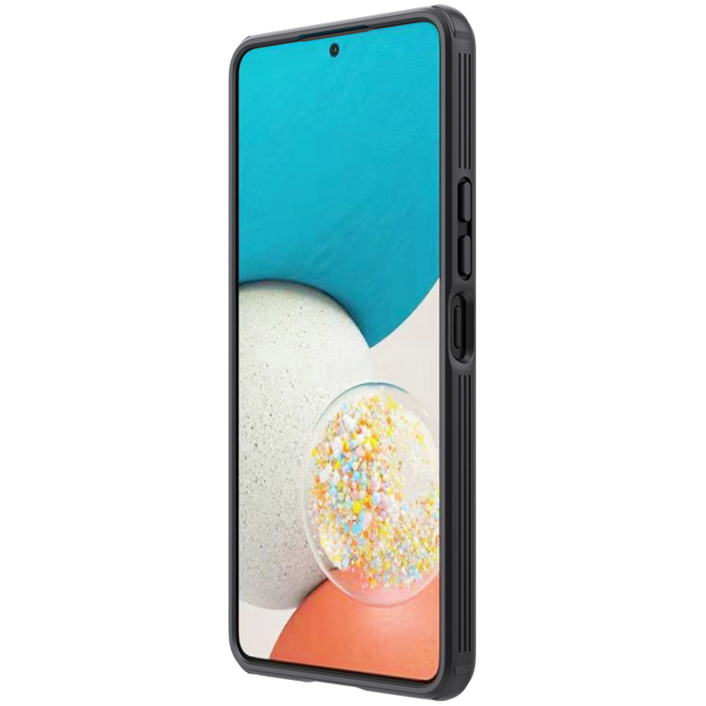 Чехол усиленный для смартфона Samsung Galaxy A53 5G от Nillkin, серия CamShield Pro Case, с сдвижной крышкой для камеры