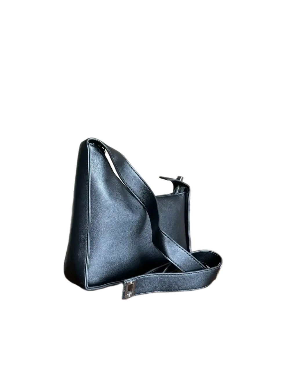 Сумка-кобура женская QOZA из экокожи, черная