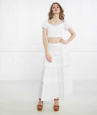 Юбка LONG SKIRT ZAKOL Silvian Heach - белый(CVP23029GO)