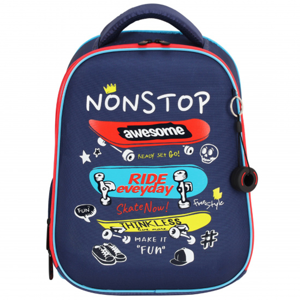 Ранец, спинка эргономичная, 2 отделения, 37*29*17 см, ERGO First, Free Style, КОКОС, 213778