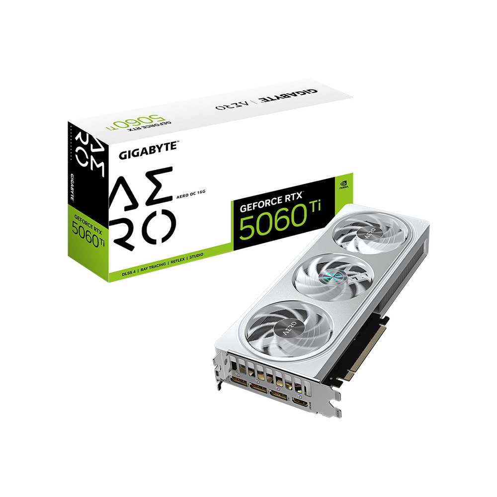 Видеокарта Gigabyte (GV-N506TAERO OC-16GD) RTX5060Ti AERO OC 16G