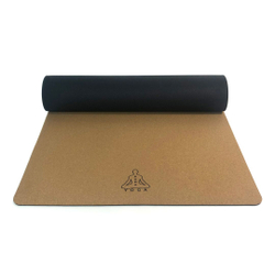 Коврик для йоги RY из пробки и каучука