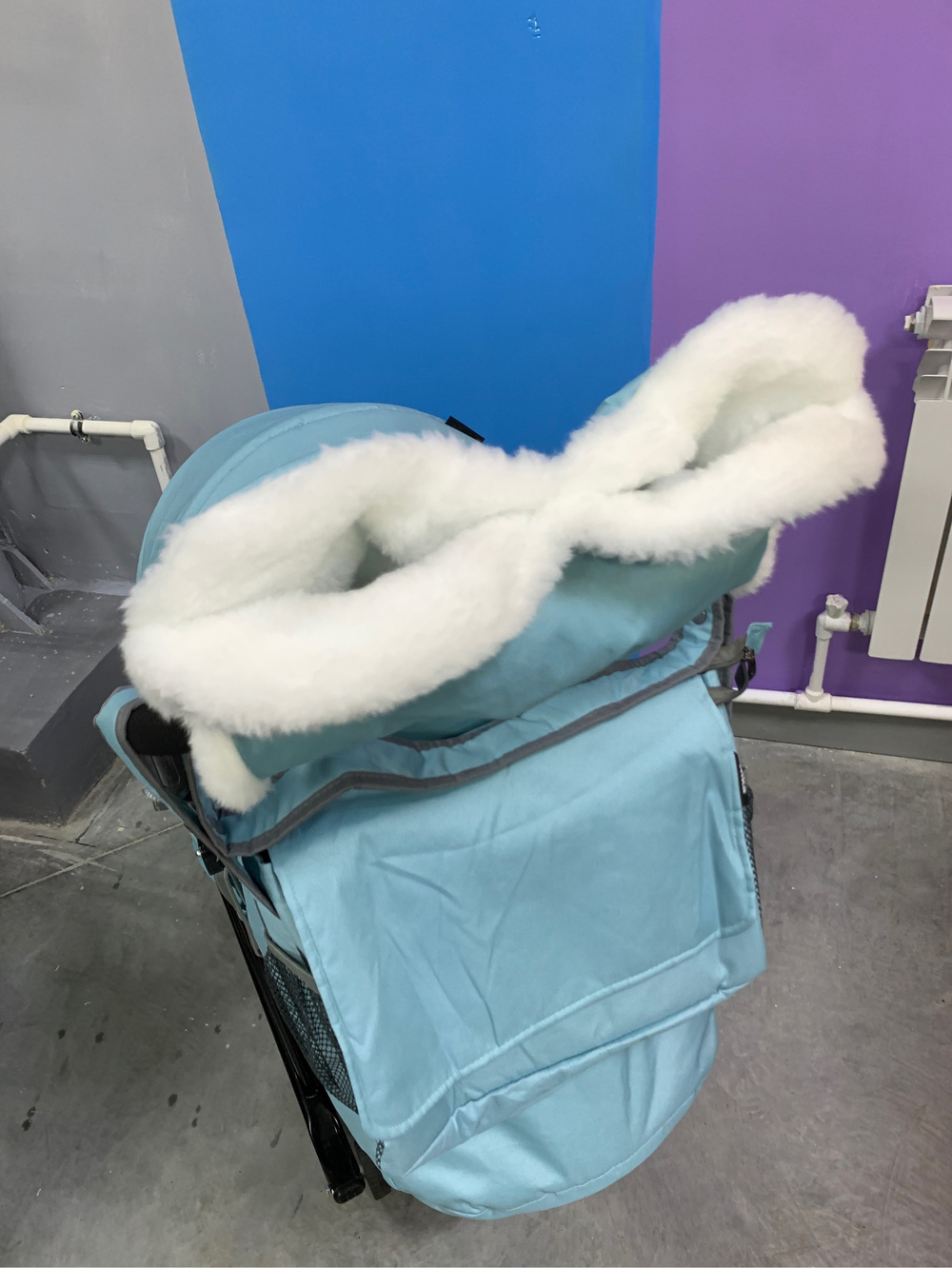 Коляска комбинированная «Ника Детям 7-5K» мятный с шишкой (арт. НД7-5K/3)