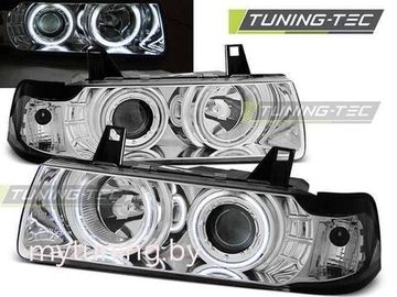 Передние фары Bmw 3 E36 angel eyes ccfl chrome