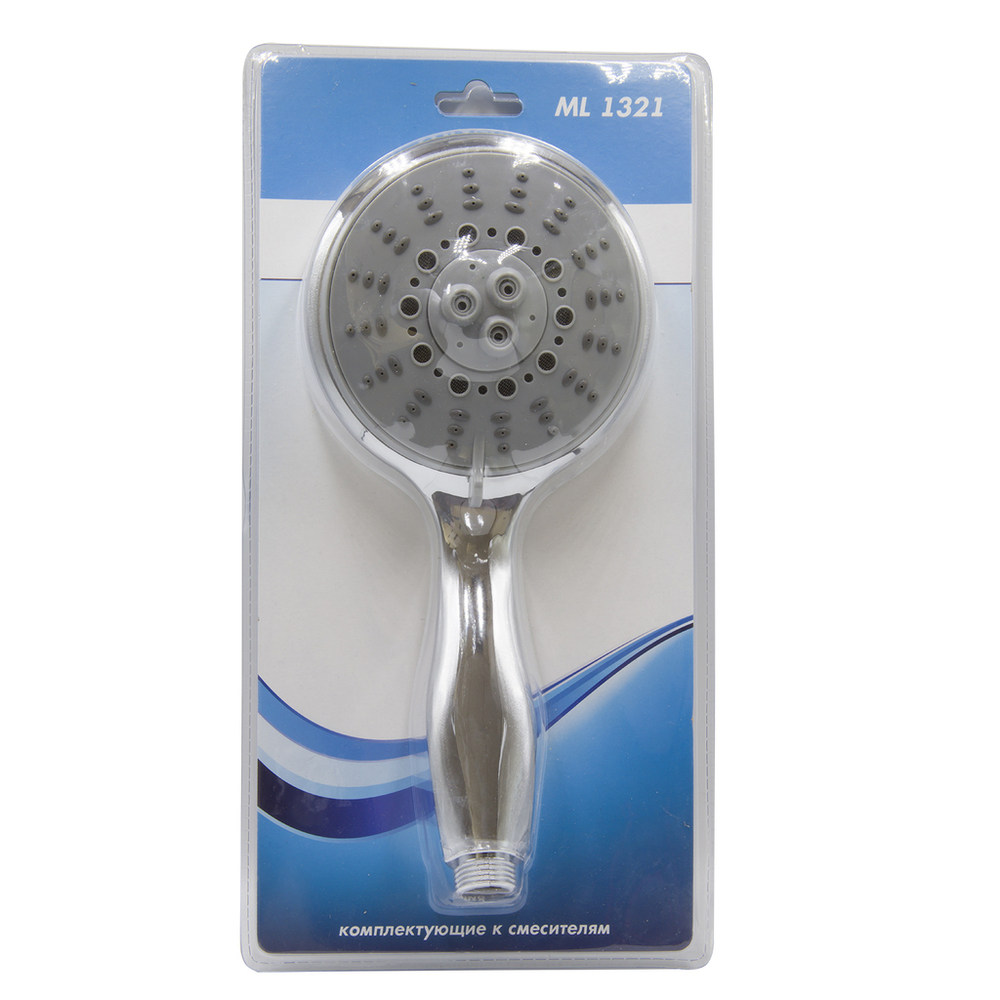 Лейка для душа MIXLINE ML 1321 5 позиций (блистер)  ХРОМ