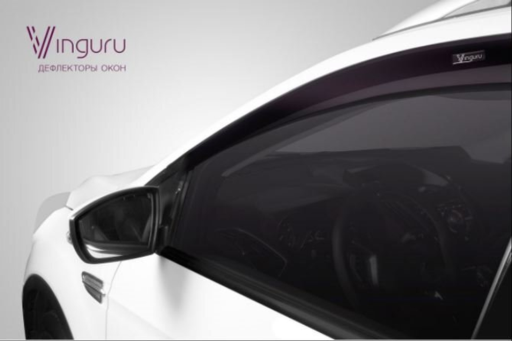 Дефлекторы боковых окон Vinguru на Volkswagen Passat B7 variant 2010-2015 к-т 4 шт арт.AFV65210