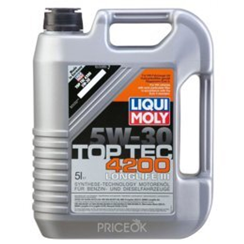 Масло моторное синтетическое Liquimoly Top Tec 4200 5W30 SN C3 5л