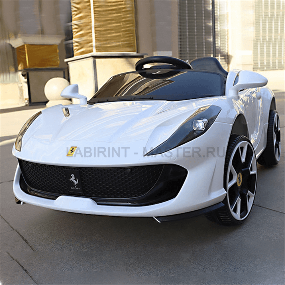 Спортивный электромобиль "Ferrari BDQ-2199",белый