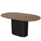 Стол обеденный Type овальный 160*95 см (орех/черный)