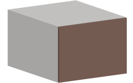 Кухня Модуль ШВГ 510 Белый / Пудрово-розовый