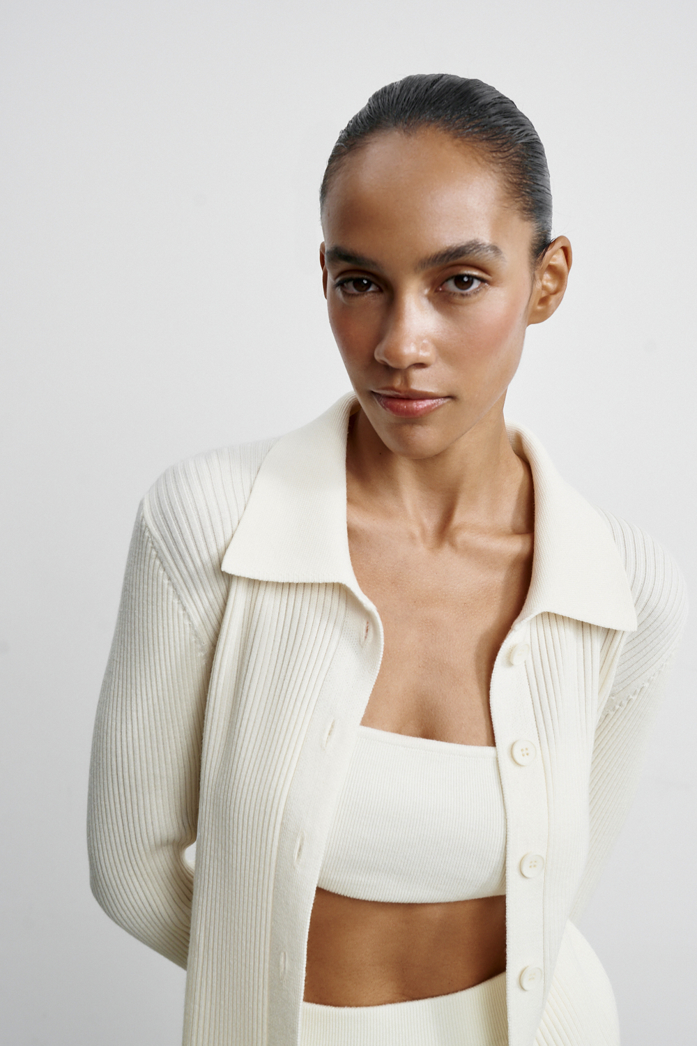 Рубашка INEZ, молочный