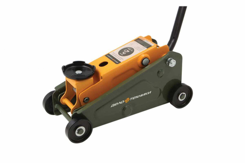 Подкатной домкрат Дело Техники 2 тонны, 145-400 мм, в кейсе 904128