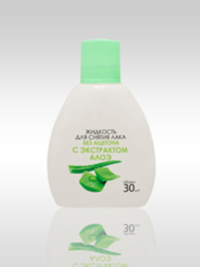 Severina Жидкость д/снятия лака    30 мл   БЕЗ АЦЕТОНА (Алоэ)* 52шт