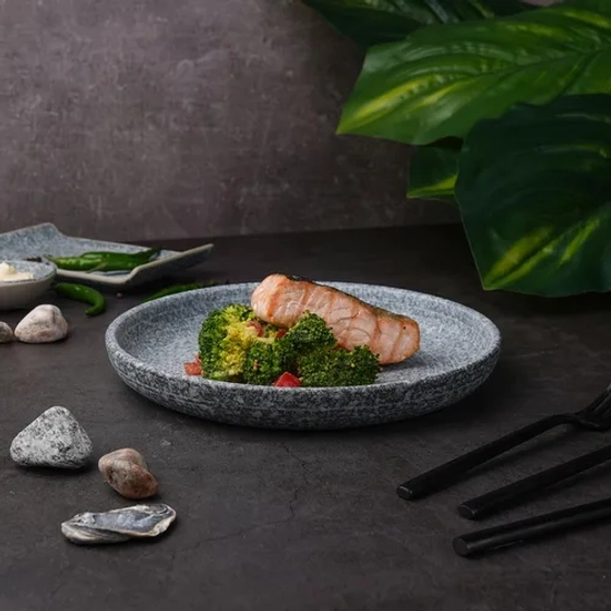 Тарелка с бортом d 23,3 см h3,1 см Stone Untouched Taiga P.L. Proff Cuisine [1]